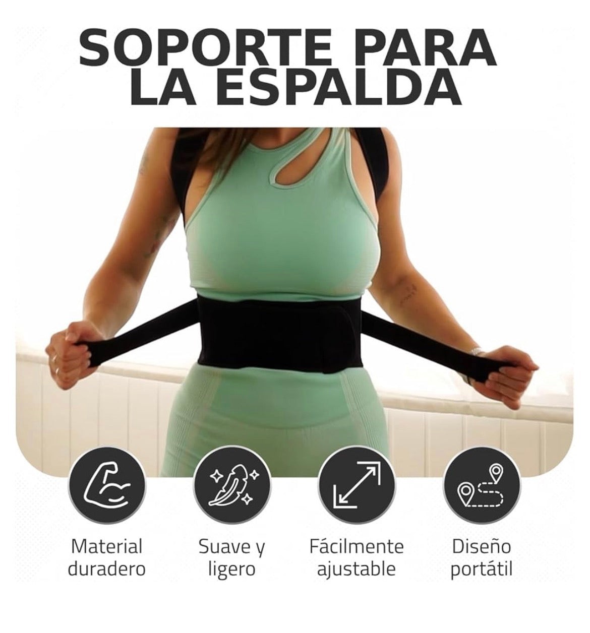 Faja Correctora de Espalda Antichepa Ajustable