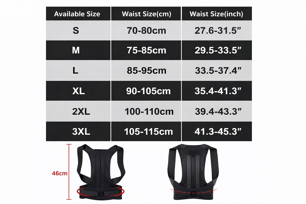 Faja Correctora de Espalda Antichepa Ajustable